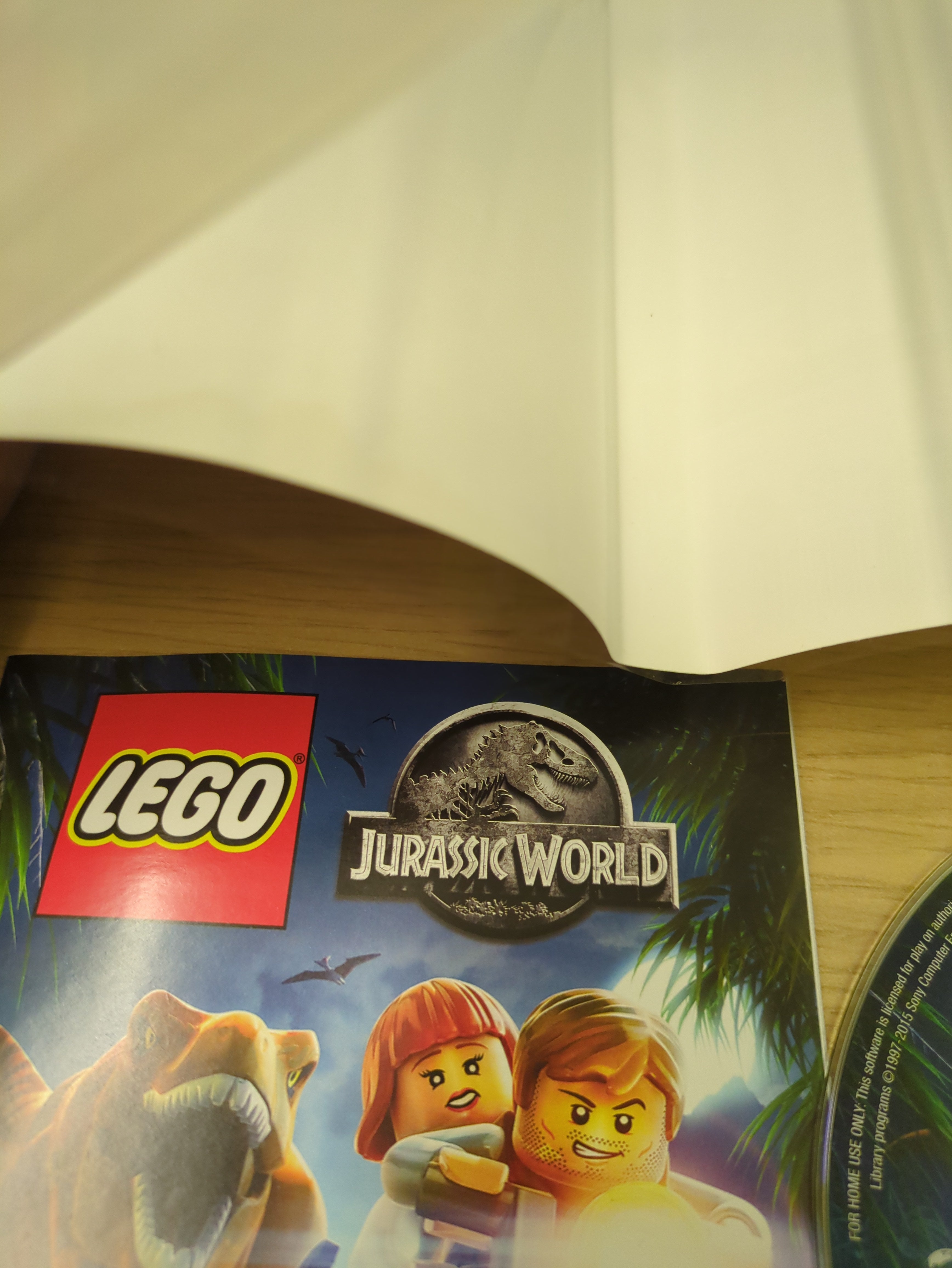 LEGO Jurassic World Sony PS3 game LEGO Jurassic World Sony PS3 game